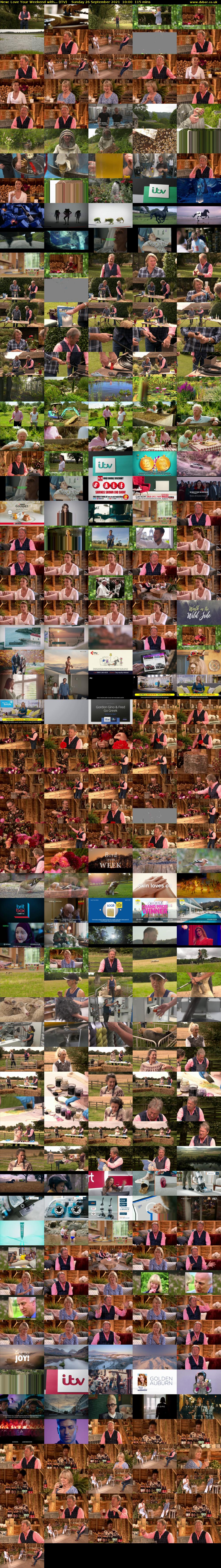 Love Your Weekend with... (ITV) Sunday 26 September 2021 10:00 - 11:55