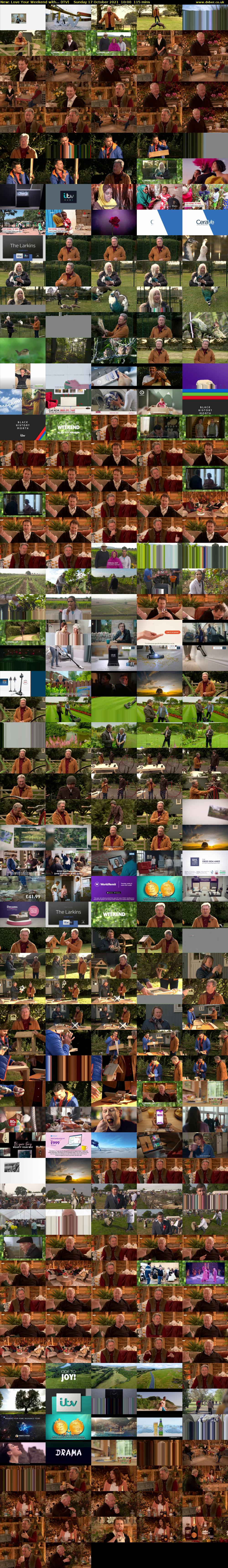 Love Your Weekend with... (ITV) Sunday 17 October 2021 10:00 - 11:55