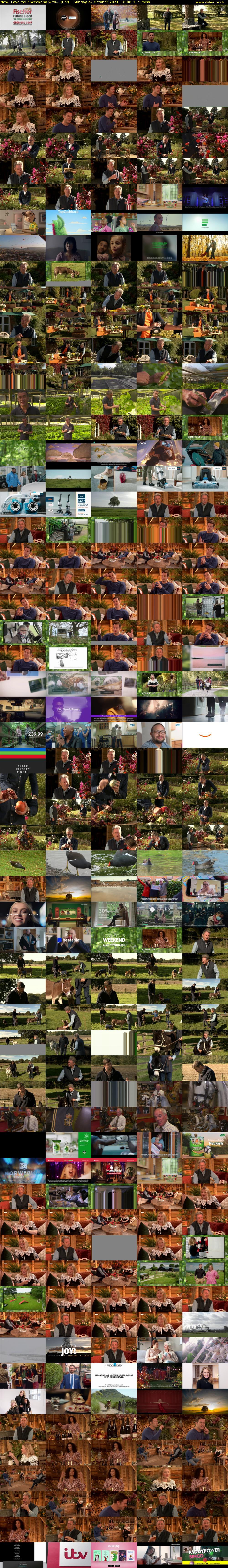 Love Your Weekend with... (ITV) Sunday 24 October 2021 10:00 - 11:55