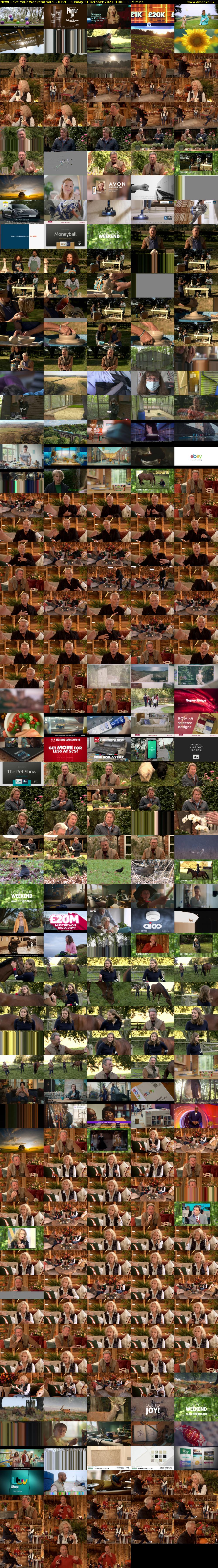 Love Your Weekend with... (ITV) Sunday 31 October 2021 10:00 - 11:55