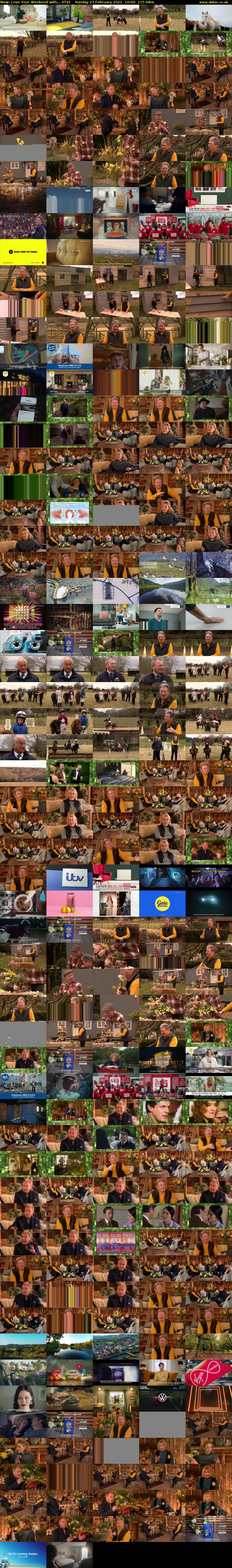 Love Your Weekend with... (ITV) Sunday 27 February 2022 10:00 - 11:55