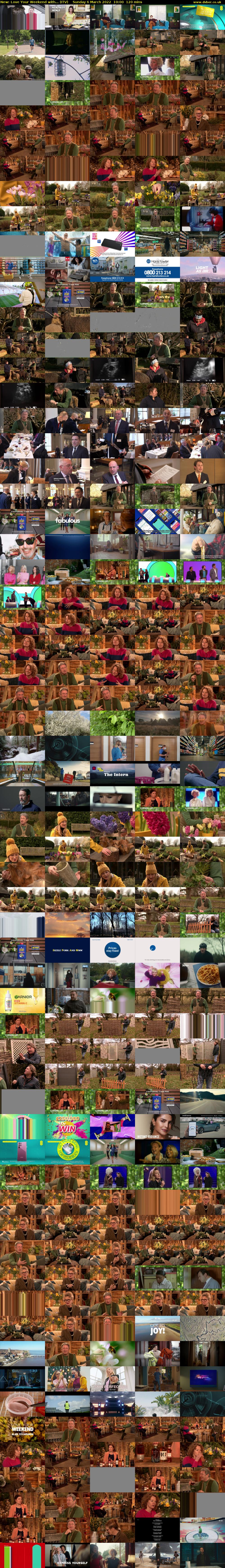 Love Your Weekend with... (ITV) Sunday 6 March 2022 10:00 - 12:00