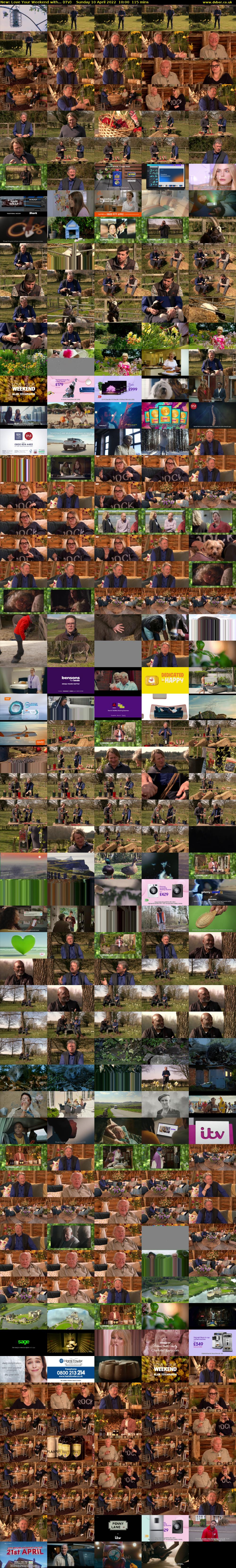 Love Your Weekend with... (ITV) Sunday 10 April 2022 10:00 - 11:55