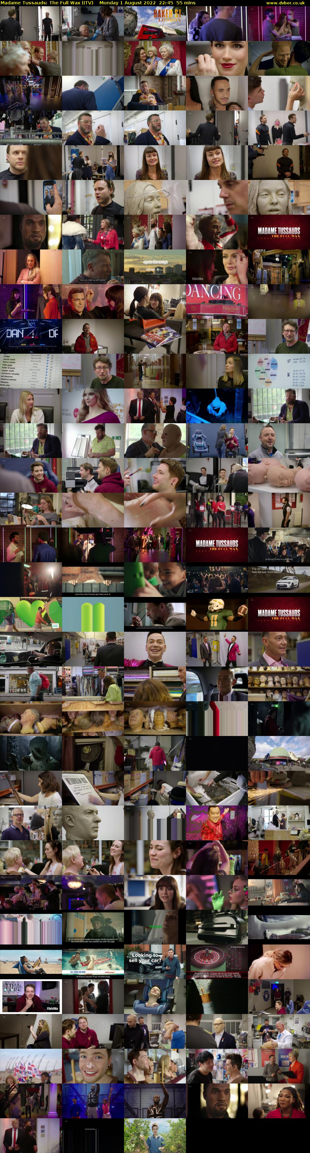 Madame Tussauds: The Full Wax (ITV) Monday 1 August 2022 22:45 - 23:40