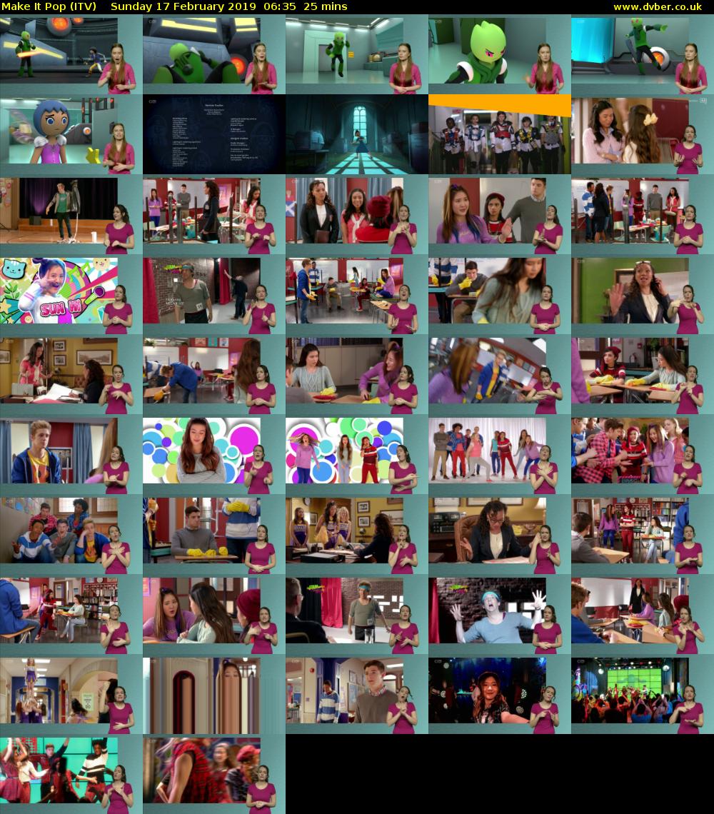 Make It Pop (ITV) Sunday 17 February 2019 06:35 - 07:00