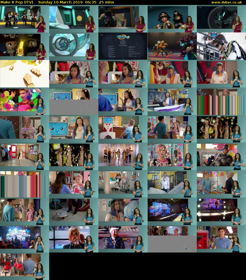 Make It Pop (ITV) Sunday 10 March 2019 06:35 - 07:00
