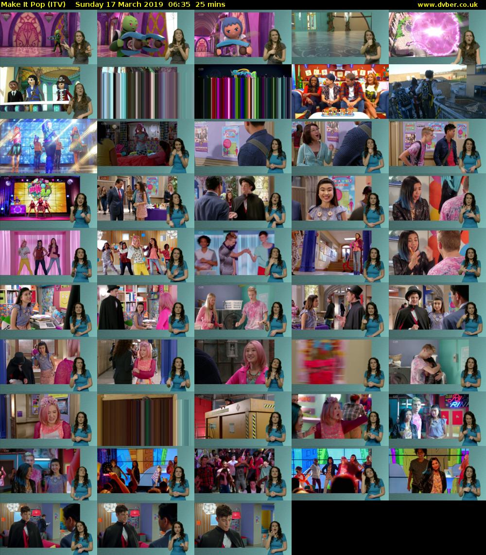 Make It Pop (ITV) Sunday 17 March 2019 06:35 - 07:00