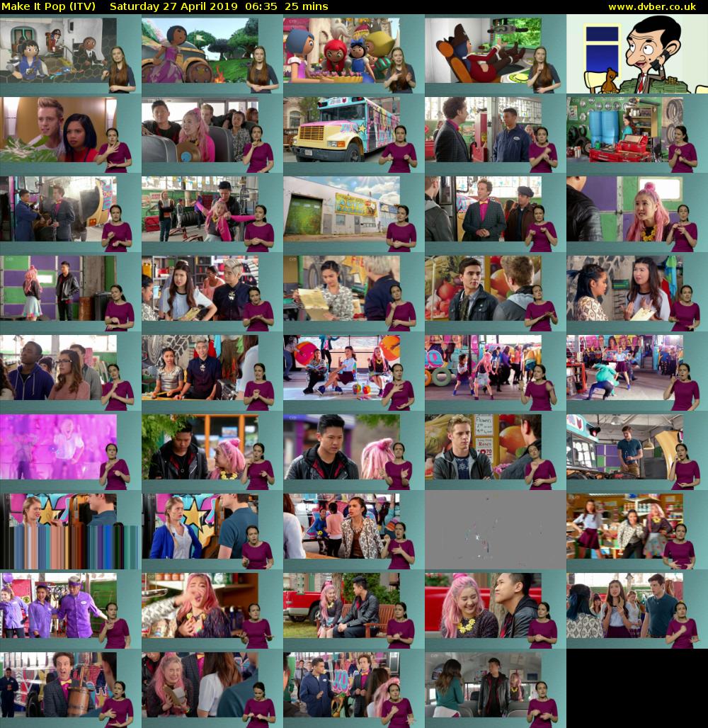 Make It Pop (ITV) Saturday 27 April 2019 06:35 - 07:00