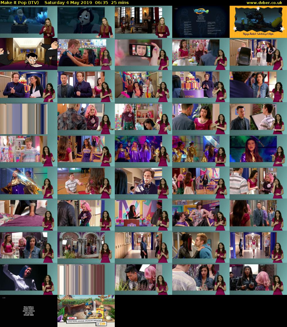 Make It Pop (ITV) Saturday 4 May 2019 06:35 - 07:00