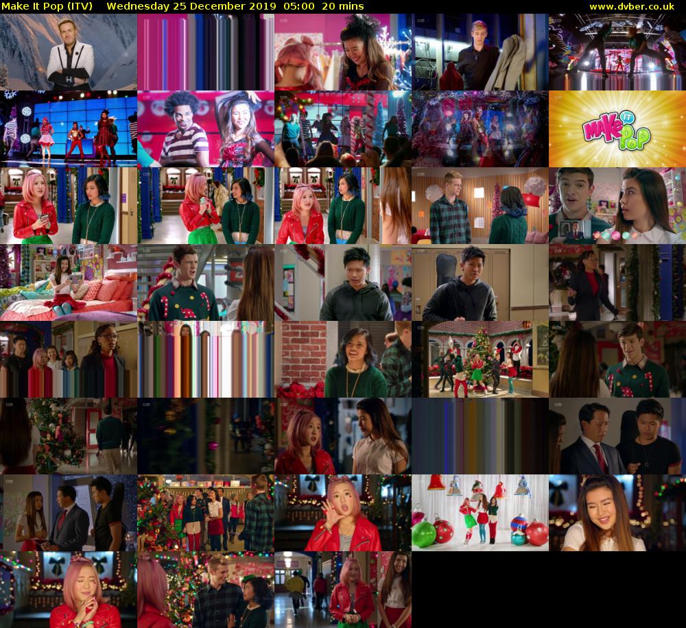Make It Pop (ITV) Wednesday 25 December 2019 05:00 - 05:20