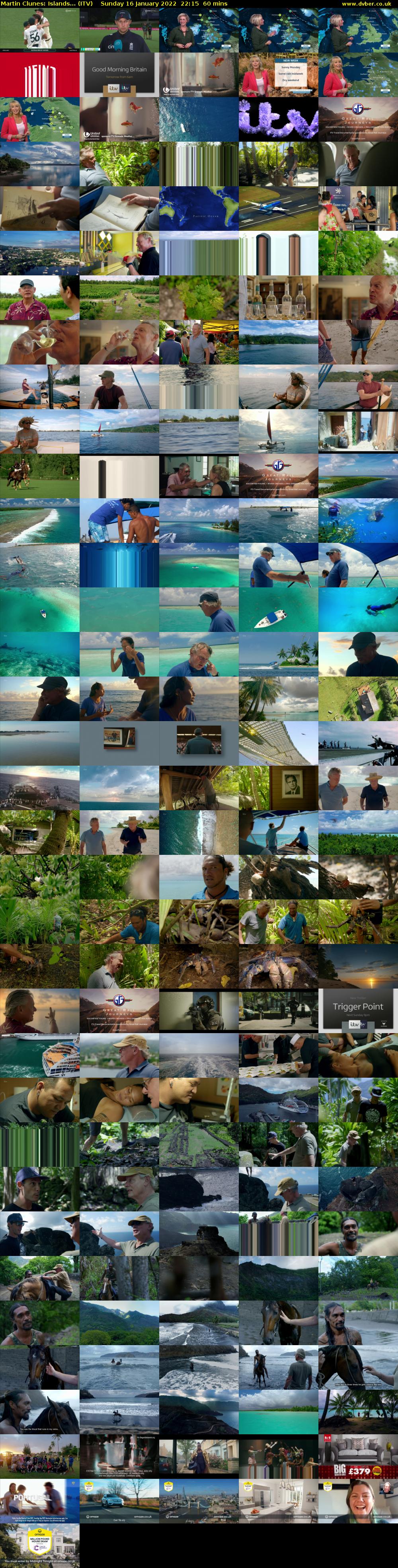 Martin Clunes: Islands... (ITV) Sunday 16 January 2022 22:15 - 23:15
