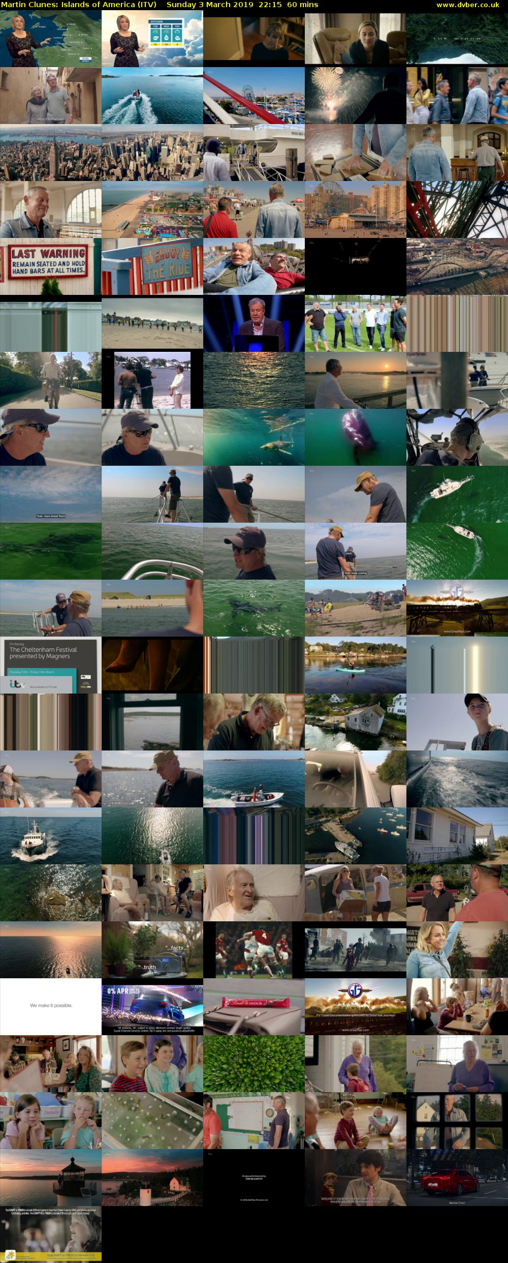 Martin Clunes: Islands of America (ITV) Sunday 3 March 2019 22:15 - 23:15