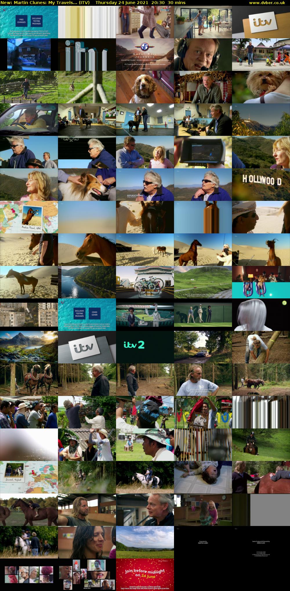 Martin Clunes: My Travels... (ITV) Thursday 24 June 2021 20:30 - 21:00