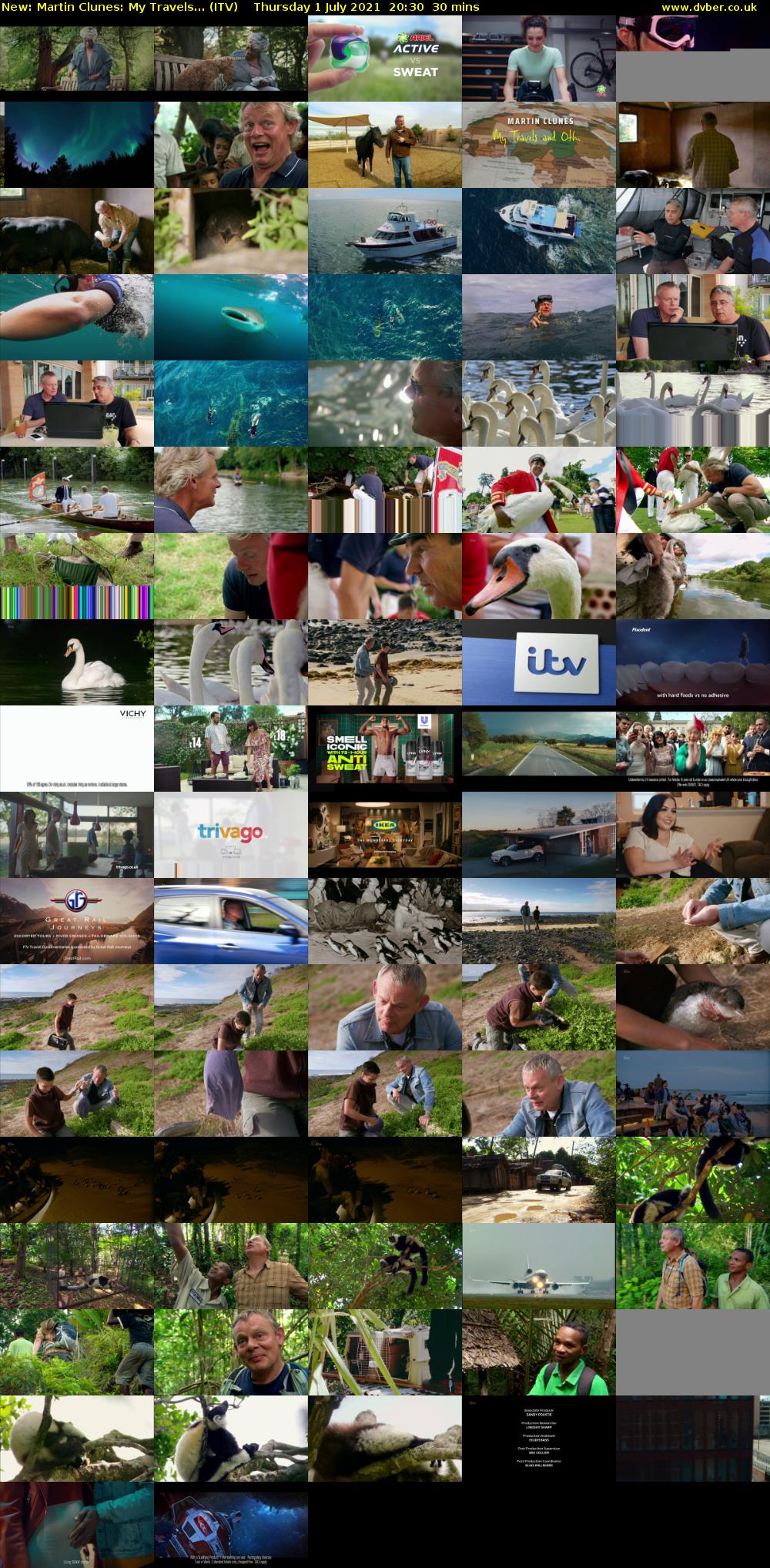 Martin Clunes: My Travels... (ITV) Thursday 1 July 2021 20:30 - 21:00