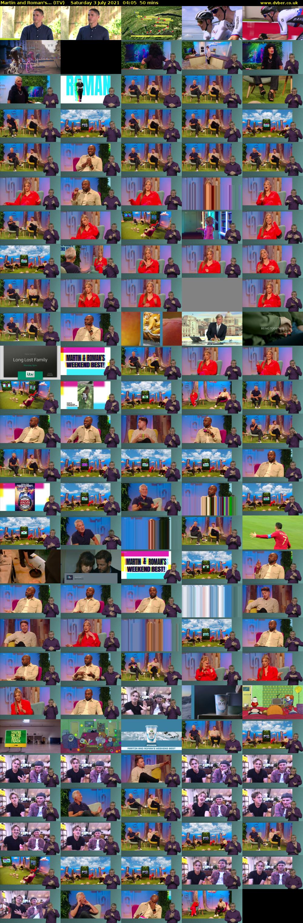 Martin and Roman's... (ITV) Saturday 3 July 2021 04:05 - 04:55