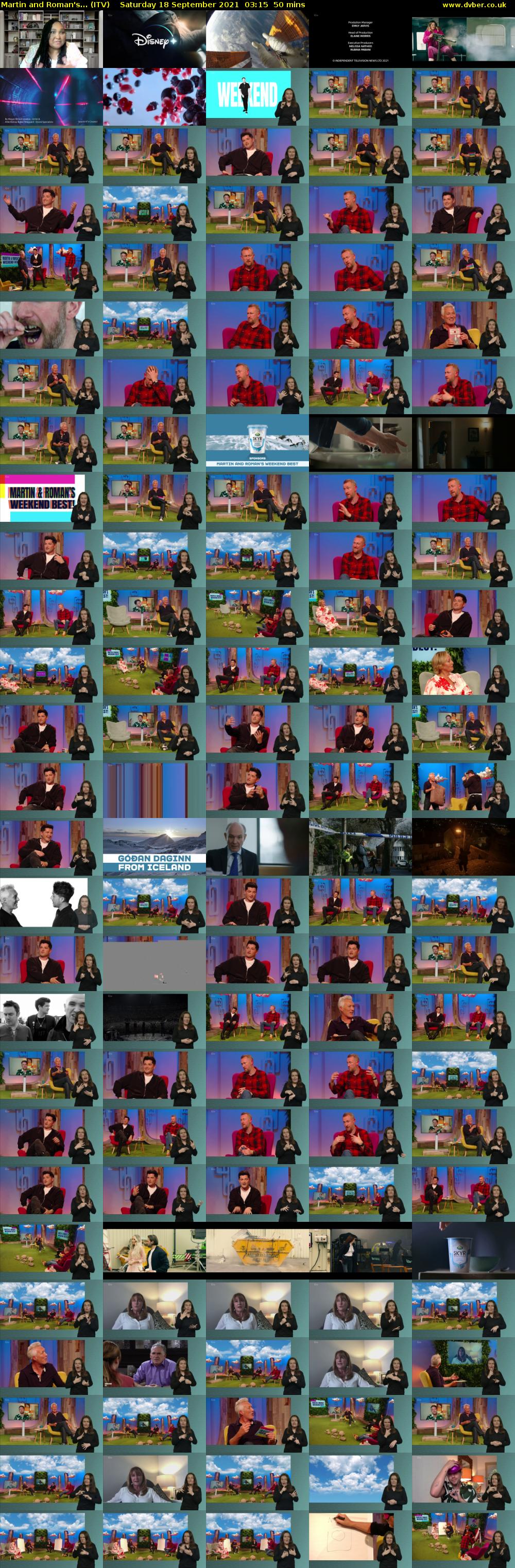 Martin and Roman's... (ITV) Saturday 18 September 2021 03:15 - 04:05