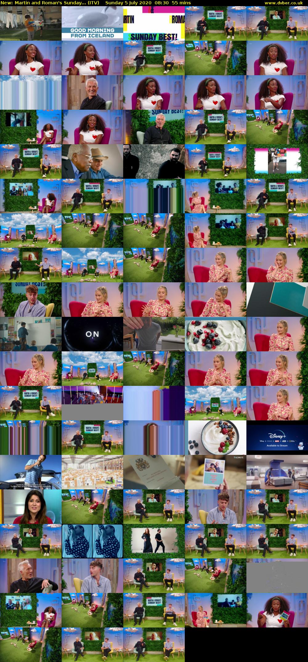 Martin and Roman's Sunday... (ITV) Sunday 5 July 2020 08:30 - 09:25
