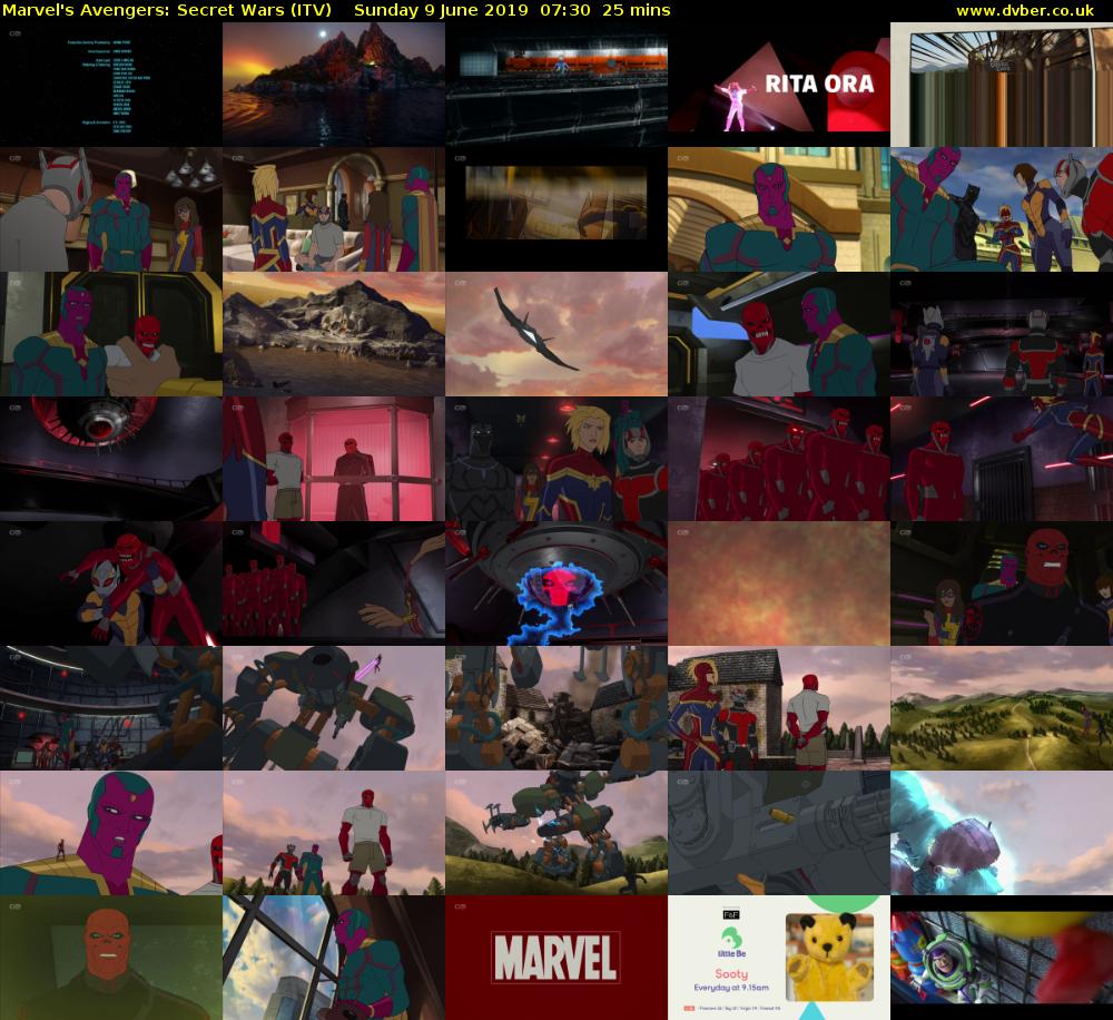 Marvel's Avengers: Secret Wars (ITV) Sunday 9 June 2019 07:30 - 07:55