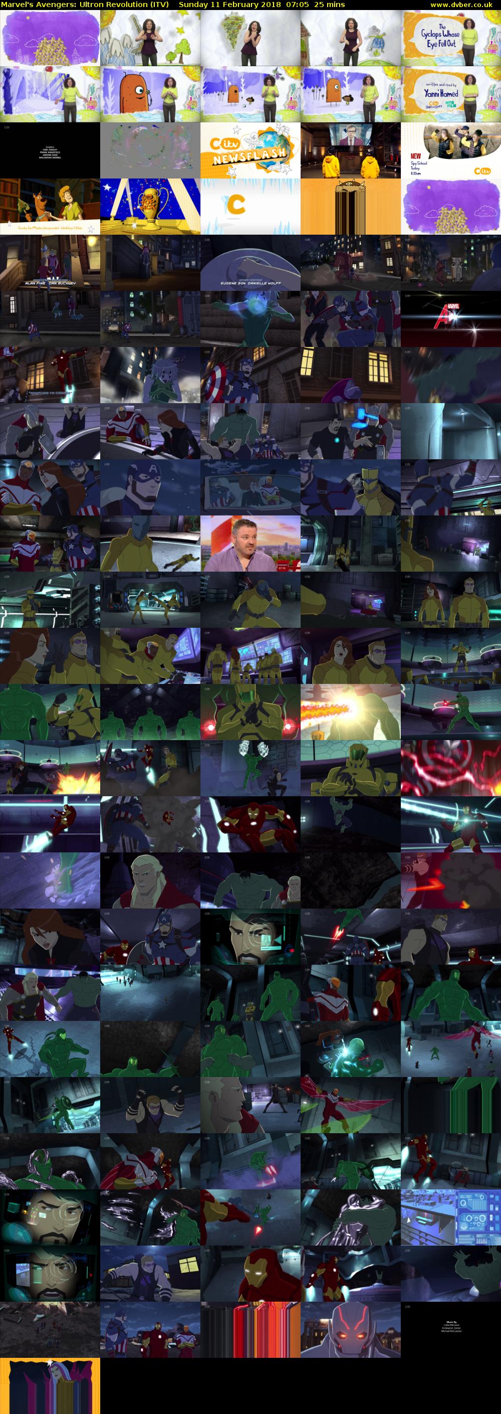 Marvel's Avengers: Ultron Revolution (ITV) Sunday 11 February 2018 07:05 - 07:30