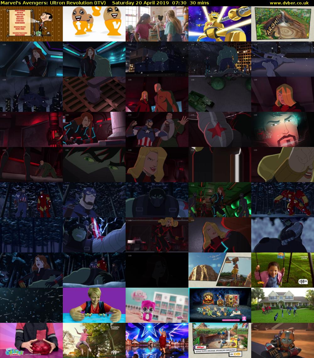 Marvel's Avengers: Ultron Revolution (ITV) Saturday 20 April 2019 07:30 - 08:00