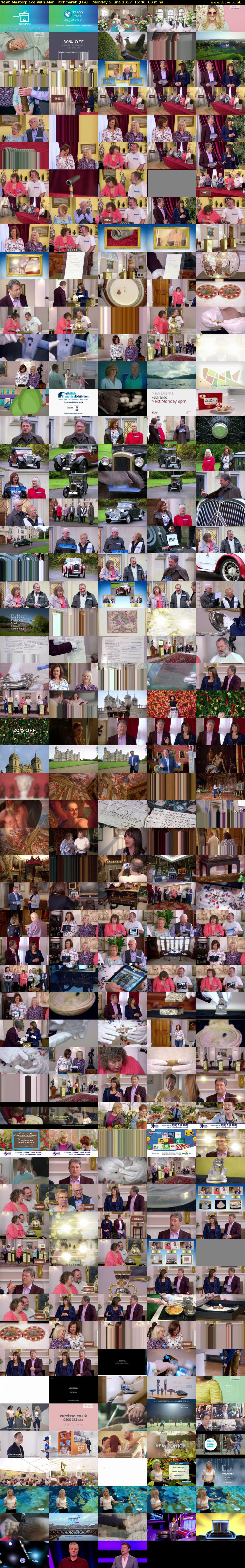 Masterpiece with Alan Titchmarsh (ITV) Monday 5 June 2017 15:00 - 16:00