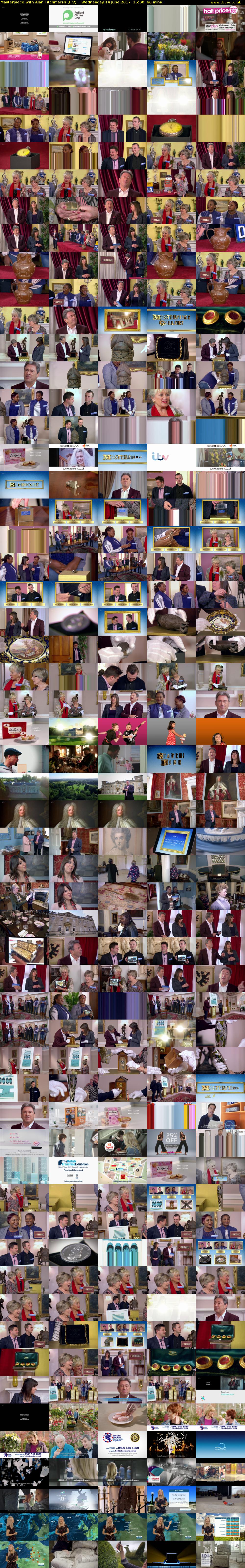 Masterpiece with Alan Titchmarsh (ITV) Wednesday 14 June 2017 15:00 - 16:00