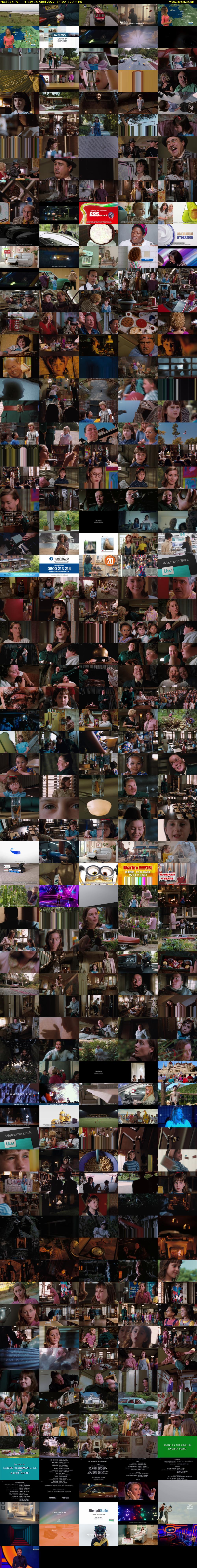 Matilda (ITV) Friday 15 April 2022 14:00 - 16:00