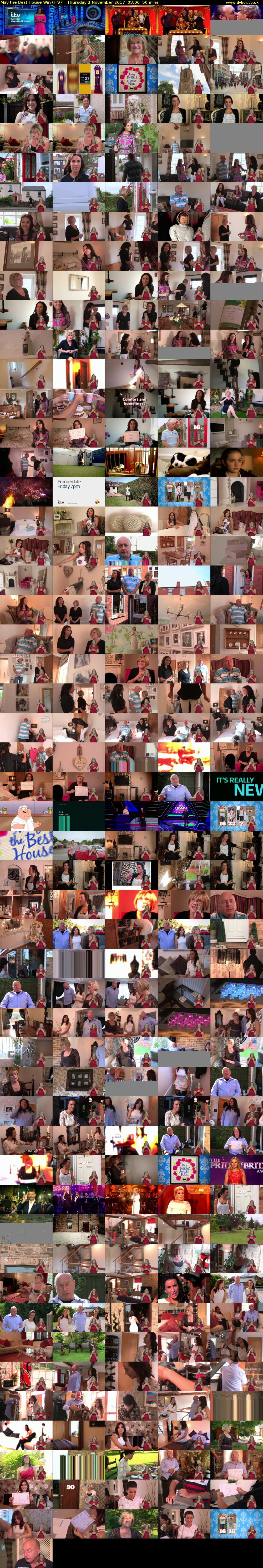 May the Best House Win (ITV) Thursday 2 November 2017 03:00 - 03:50