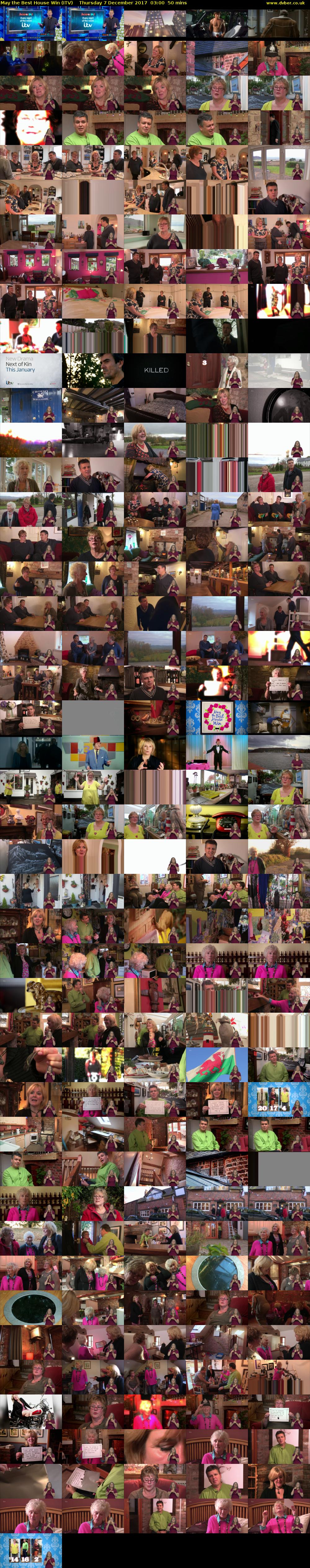 May the Best House Win (ITV) Thursday 7 December 2017 03:00 - 03:50