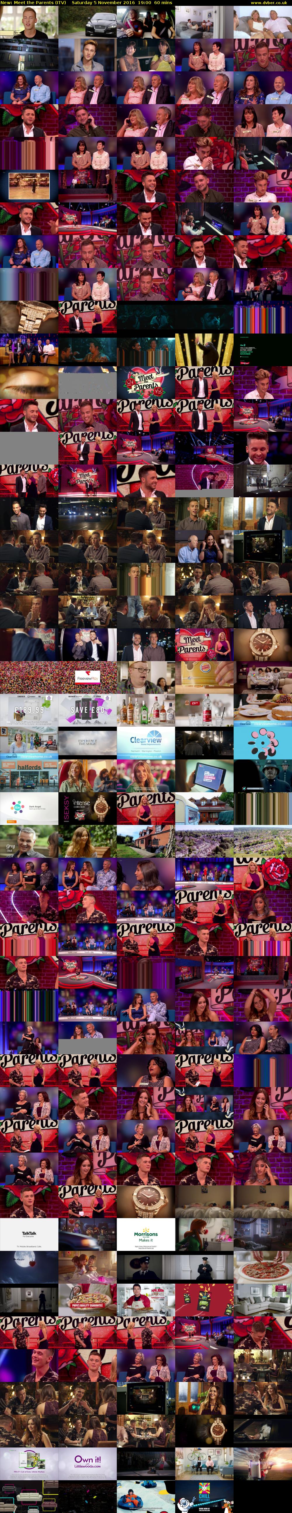 Meet the Parents (ITV) Saturday 5 November 2016 19:00 - 20:00