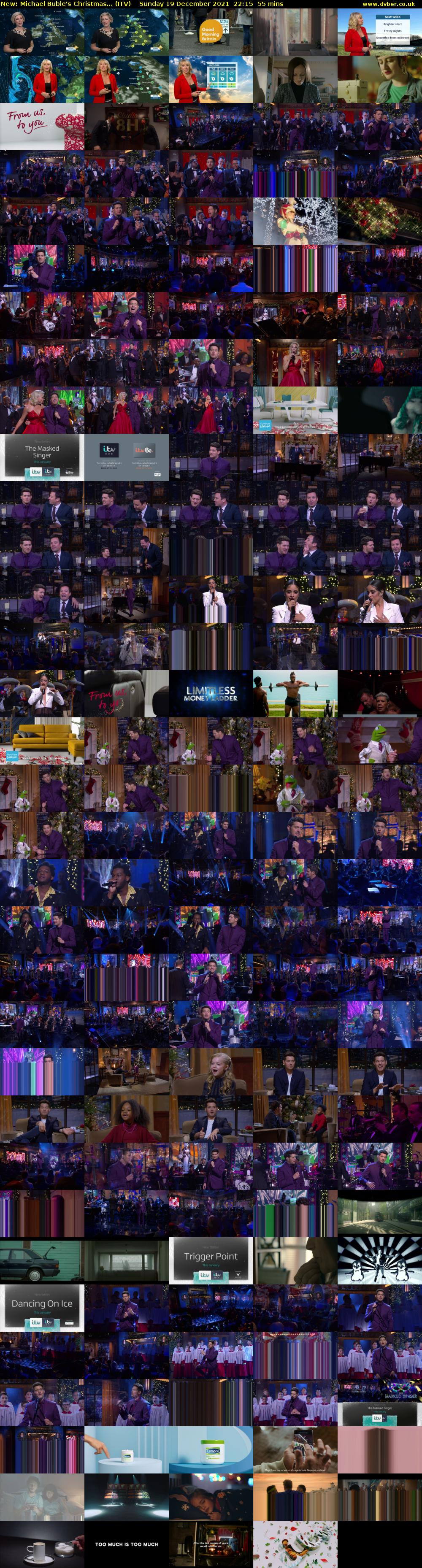 Michael Buble's Christmas... (ITV) Sunday 19 December 2021 22:15 - 23:10