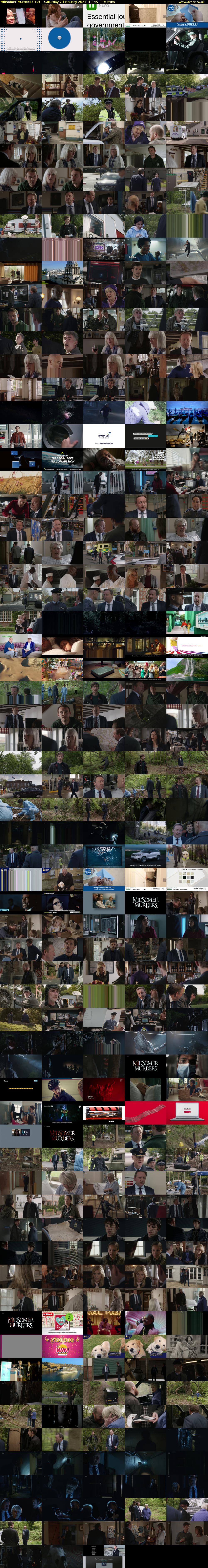 Midsomer Murders (ITV) Saturday 23 January 2021 13:45 - 15:40