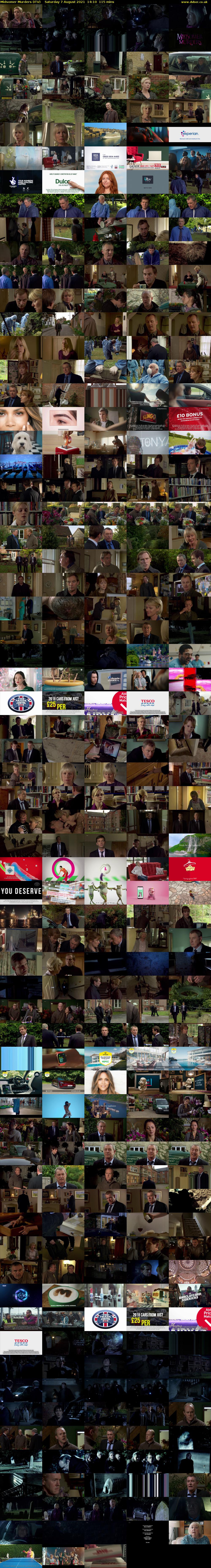 Midsomer Murders (ITV) Saturday 7 August 2021 14:10 - 16:05