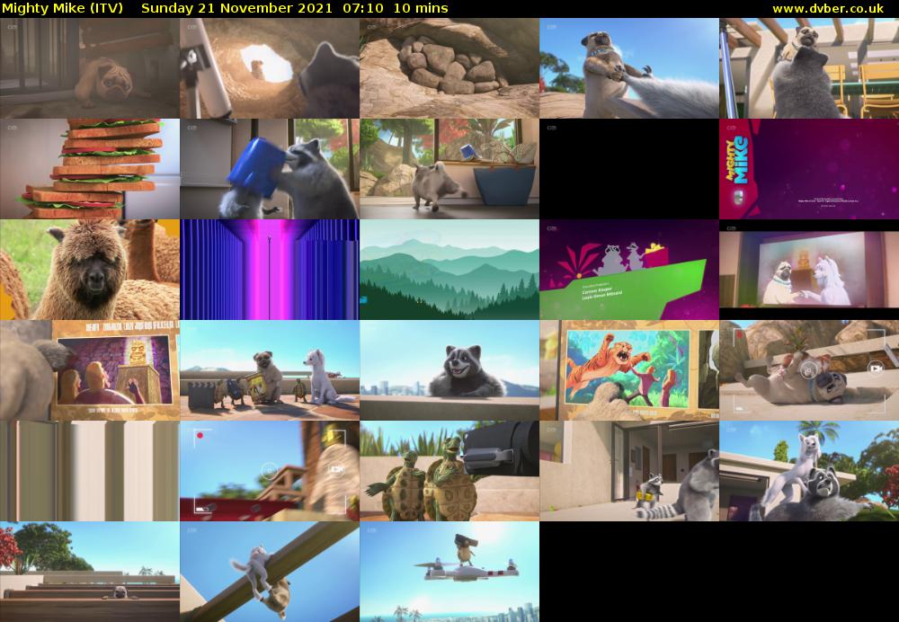 Mighty Mike (ITV) Sunday 21 November 2021 07:10 - 07:20