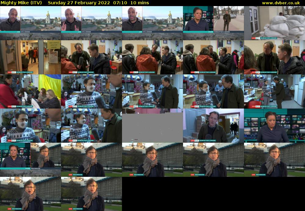 Mighty Mike (ITV) Sunday 27 February 2022 07:10 - 07:20