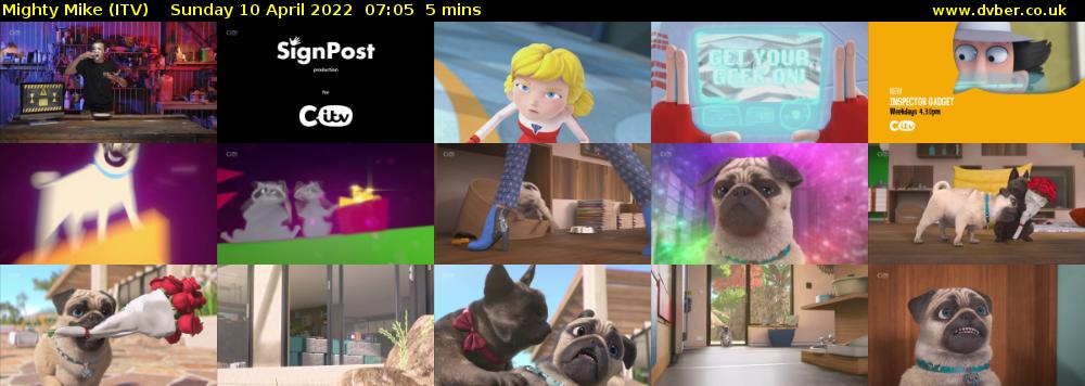Mighty Mike (ITV) Sunday 10 April 2022 07:05 - 07:10