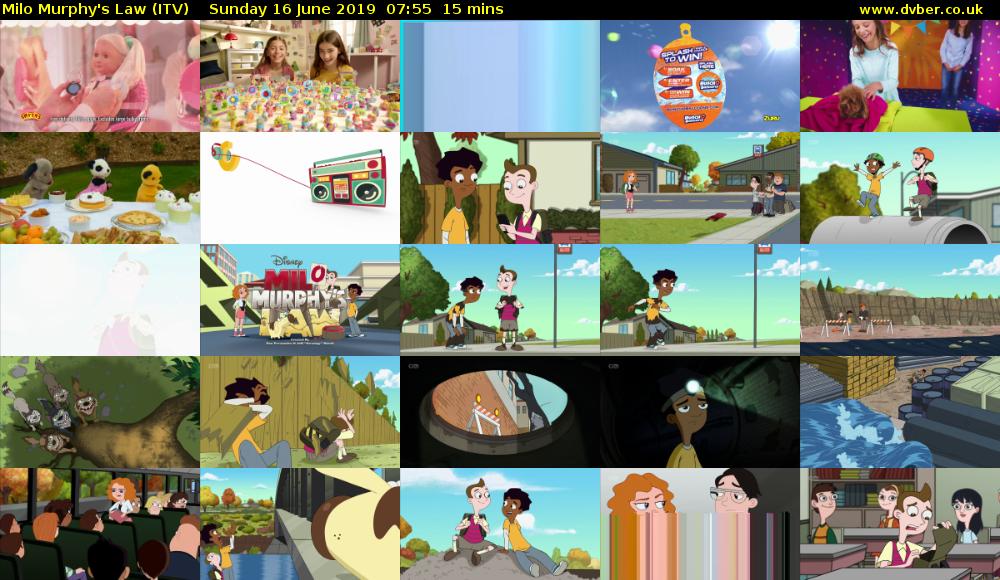 Milo Murphy's Law (ITV) Sunday 16 June 2019 07:55 - 08:10