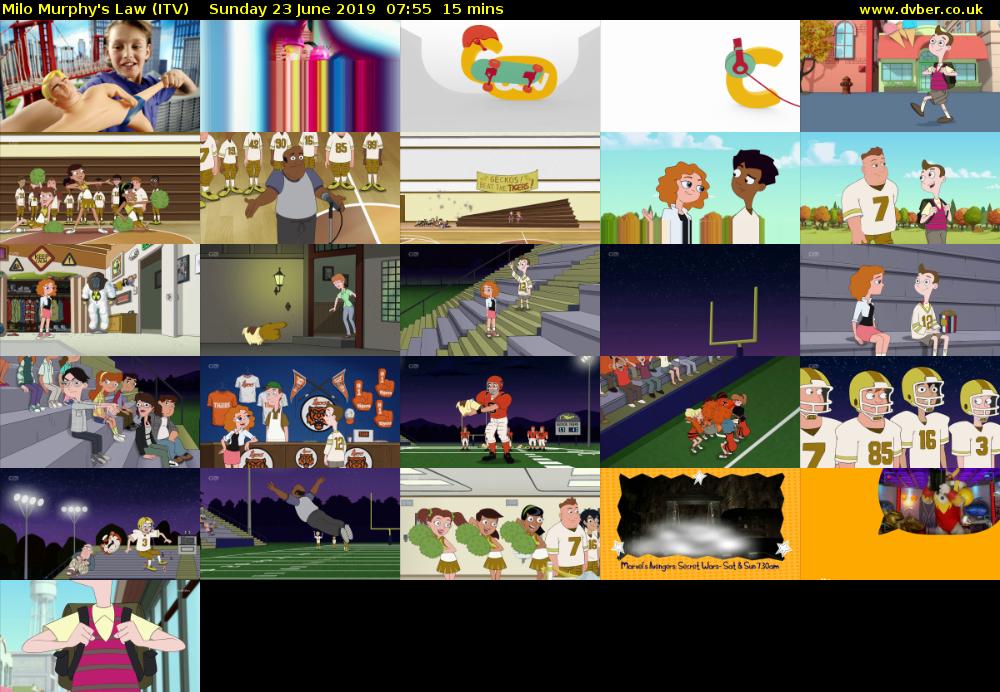 Milo Murphy's Law (ITV) Sunday 23 June 2019 07:55 - 08:10