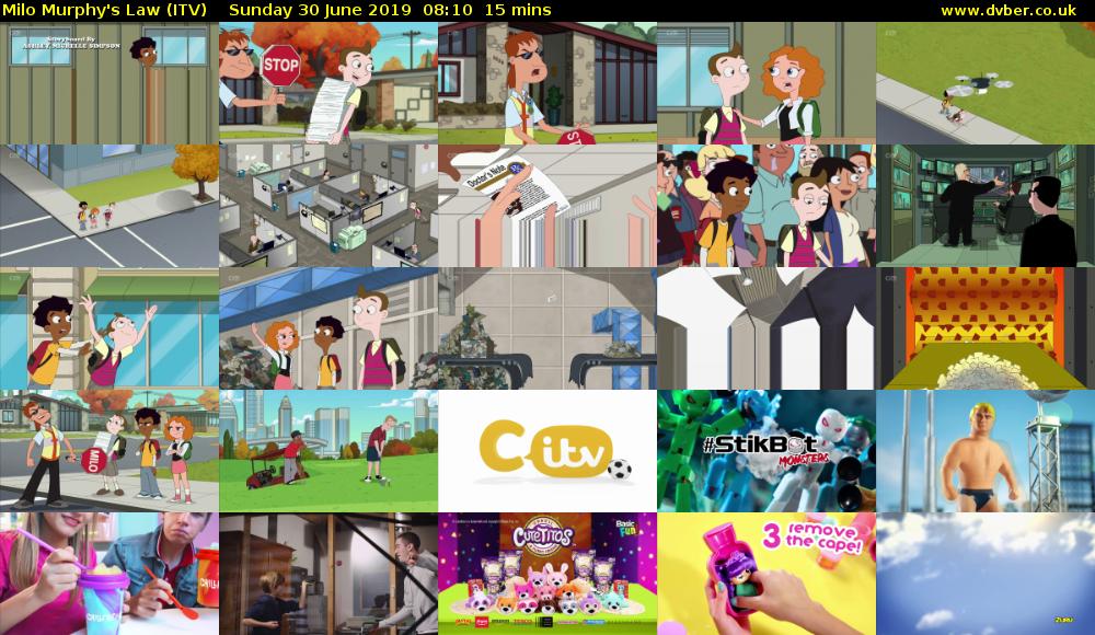 Milo Murphy's Law (ITV) Sunday 30 June 2019 08:10 - 08:25
