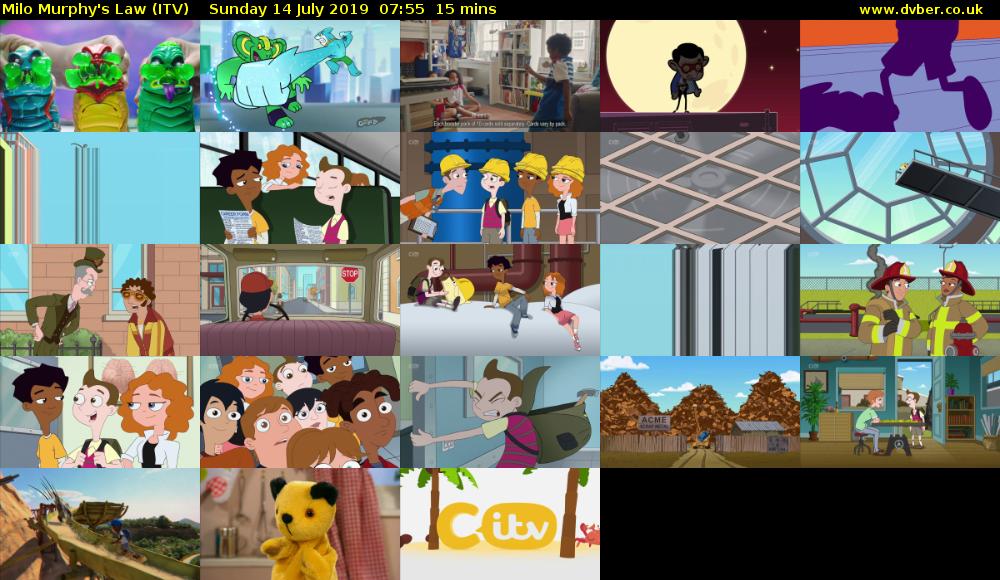 Milo Murphy's Law (ITV) Sunday 14 July 2019 07:55 - 08:10