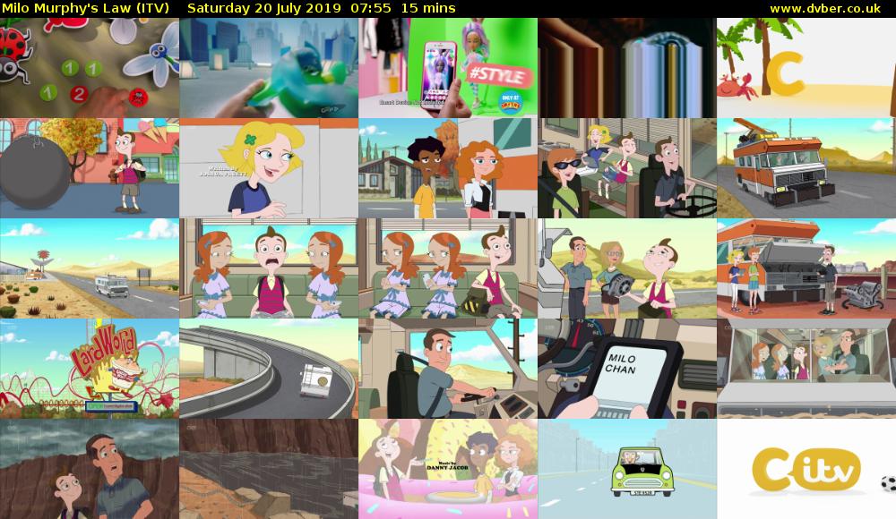 Milo Murphy's Law (ITV) Saturday 20 July 2019 07:55 - 08:10