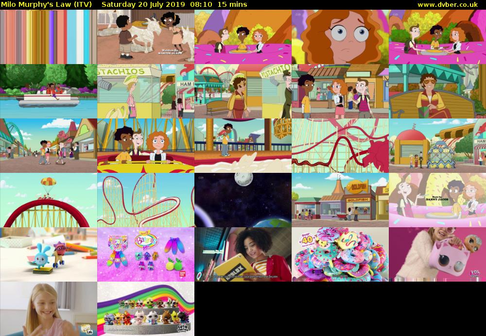 Milo Murphy's Law (ITV) Saturday 20 July 2019 08:10 - 08:25
