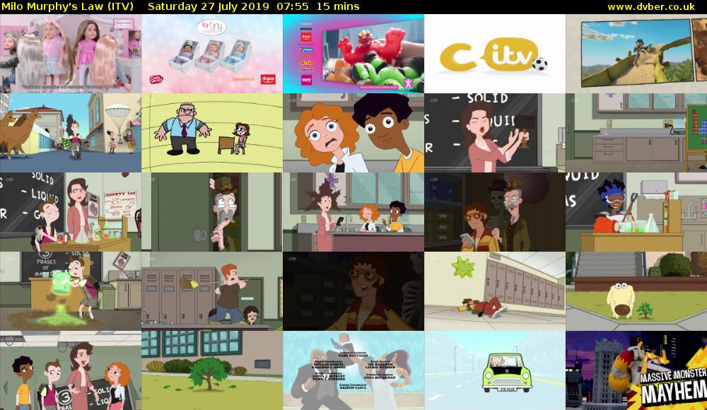 Milo Murphy's Law (ITV) Saturday 27 July 2019 07:55 - 08:10