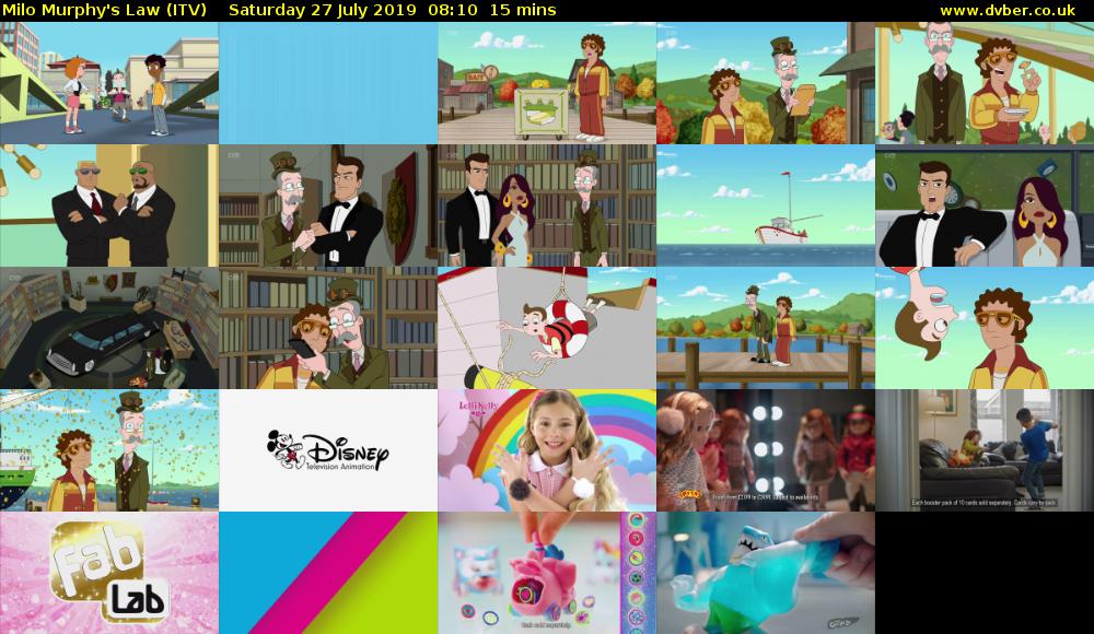 Milo Murphy's Law (ITV) Saturday 27 July 2019 08:10 - 08:25