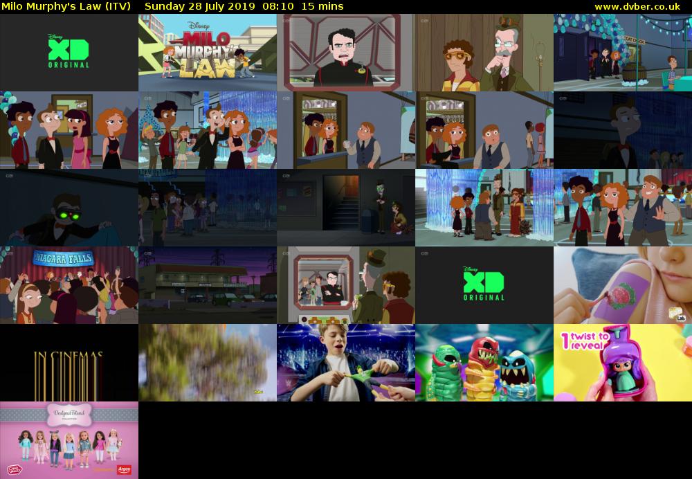 Milo Murphy's Law (ITV) Sunday 28 July 2019 08:10 - 08:25