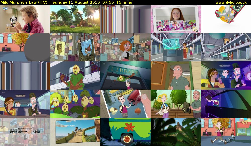 Milo Murphy's Law (ITV) Sunday 11 August 2019 07:55 - 08:10