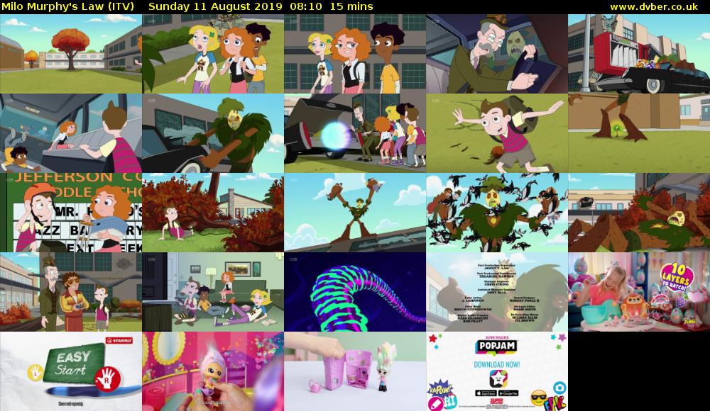 Milo Murphy's Law (ITV) Sunday 11 August 2019 08:10 - 08:25