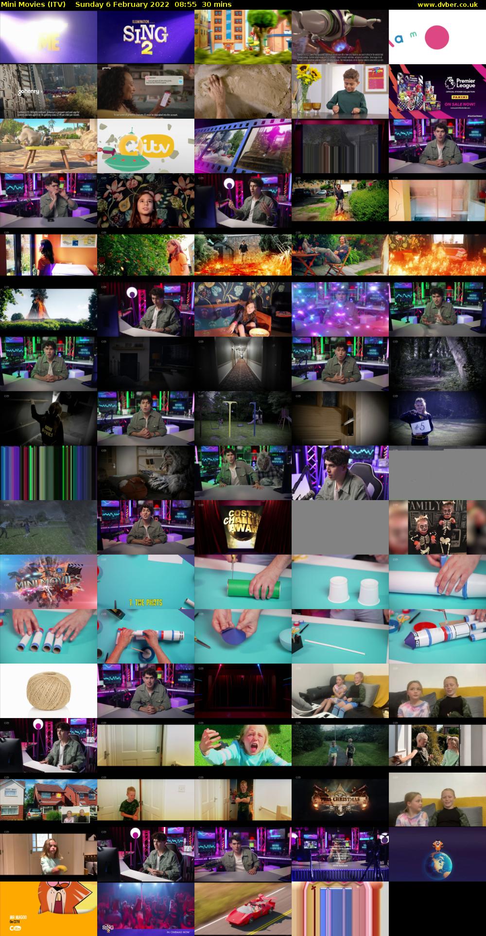 Mini Movies (ITV) Sunday 6 February 2022 08:55 - 09:25