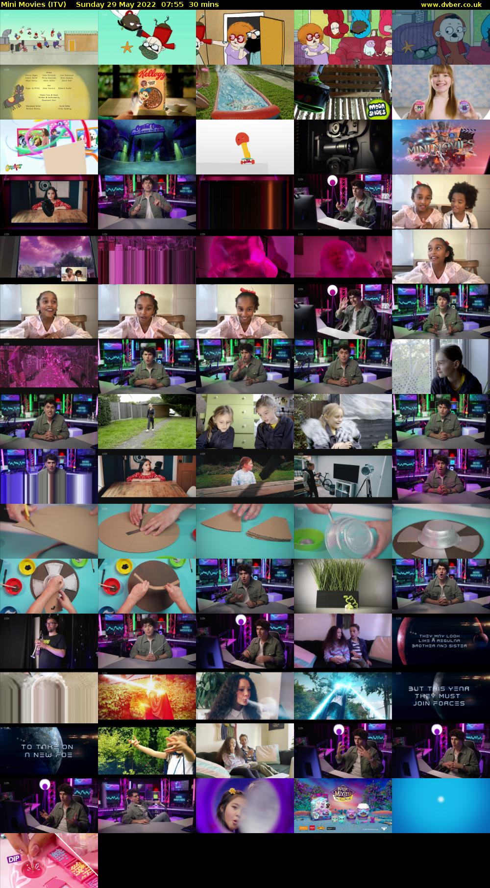 Mini Movies (ITV) Sunday 29 May 2022 07:55 - 08:25
