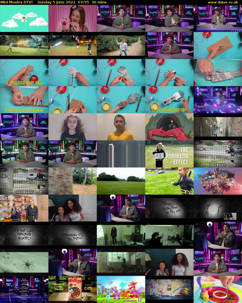 Mini Movies (ITV) Sunday 5 June 2022 07:55 - 08:25